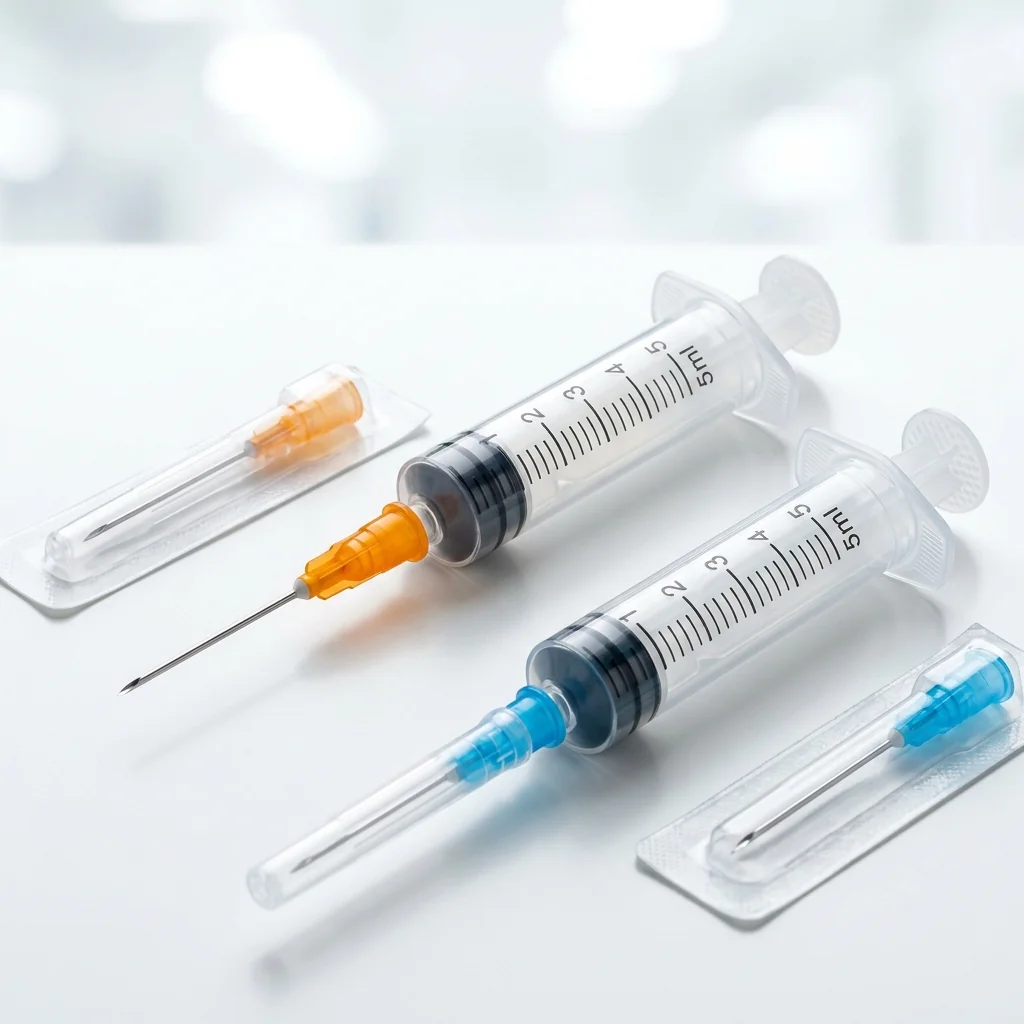 Sterile surgical syringes